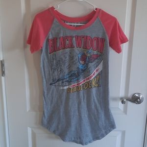 Vintage Marvel Black Widow T-shirt